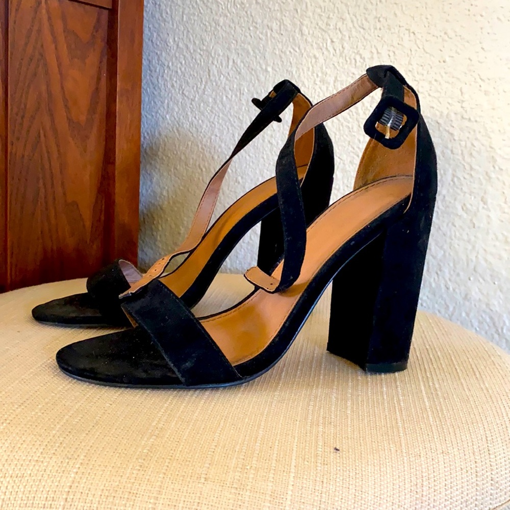 Urban Outfitters Black Strappy Heel